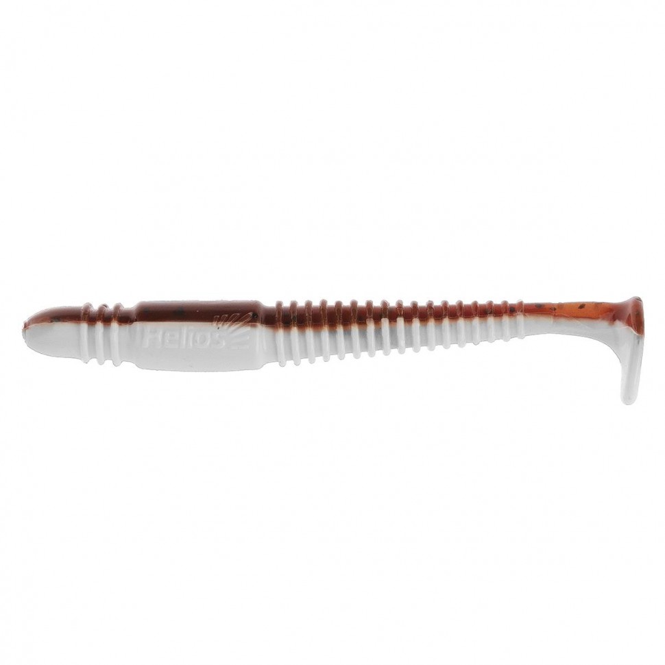 Виброхвост Helios Minoga 3,75"/9.5 см, цвет Rusty & White 5 шт HS-17-005 , 